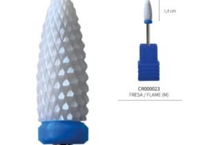 Fresa flama cerámica azul