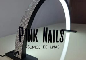 Lámpara profesional con brillo glam – 55 cm