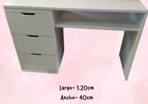 Mesa manicura 3 cajones