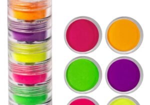 Torre de pigmentos neón