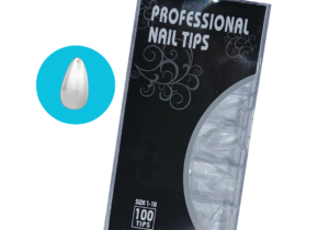TIPS SOFT GEL x100uni, ALMENDRA PRE LIMADA