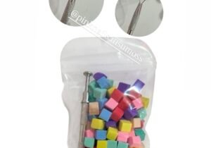 KIT BOLSA ESPONJA PARA DIFUMINAR CON PINZA